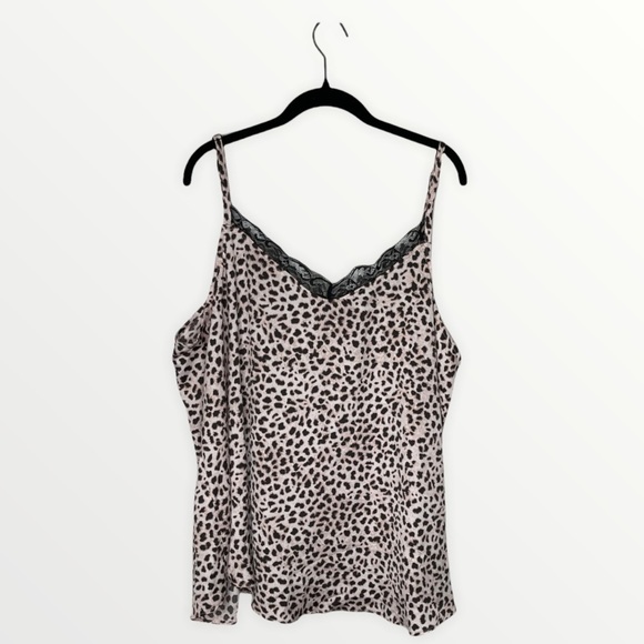 NWT TORRID Sophie Leopard Satin Charmeuse Camisole - Picture 6 of 12